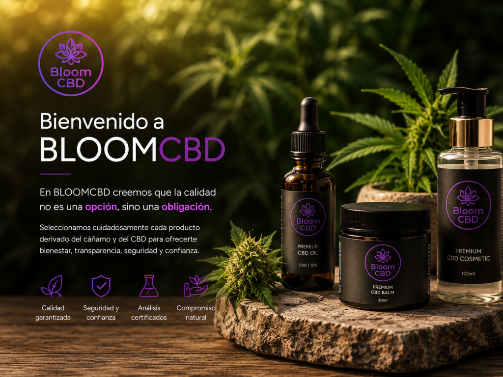 BloomCBD. Productos CBD online