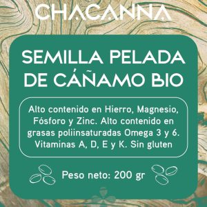 semillas de cáñamo peladas